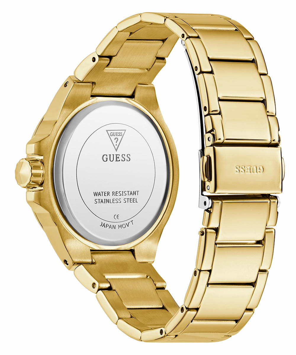 GUESS Ladies Gold Tone Multi-function Watch