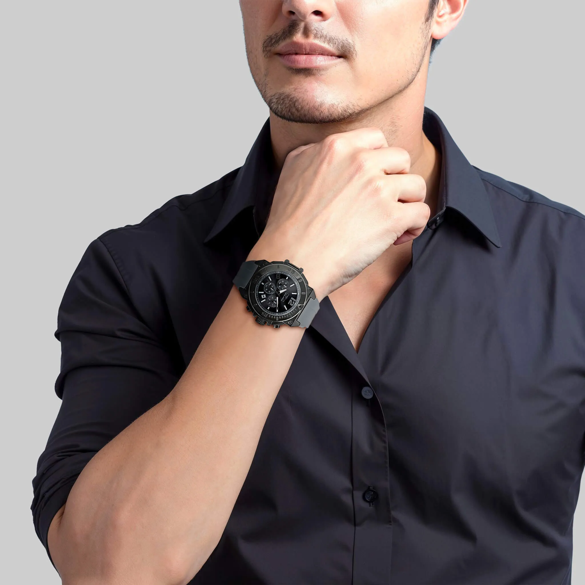 Illustrious Gray Chrono Watch