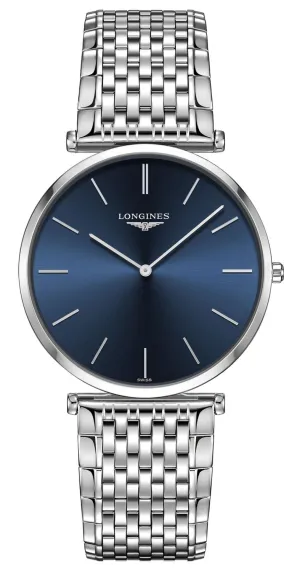 Longines La Grande Classique Stainless Steel Blue Dial Quartz Unisex Watch L4.766.4.95.6