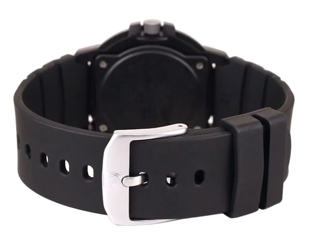 Luminox Original Navy Seal CARBONOX Black Rubber Strap Black Dial Date Divers Quartz Mens Watch XS.3001.F