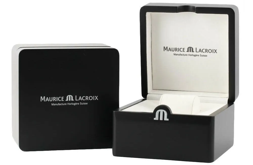 Maurice Lacroix Pontos Automatic Chronograph Silver Dial Date Stainless Steel Mens Watch PT6388-SS002-131-1