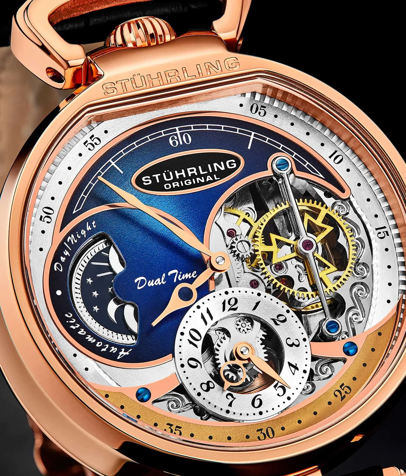 Modena Dual Time Automatic 988 46mm Skeleton