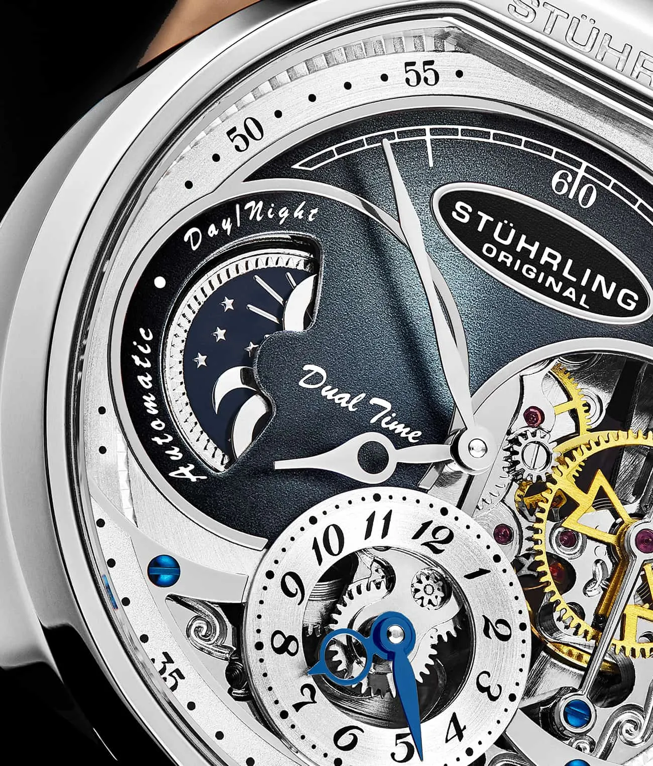 Modena Dual Time Automatic 988 46mm Skeleton
