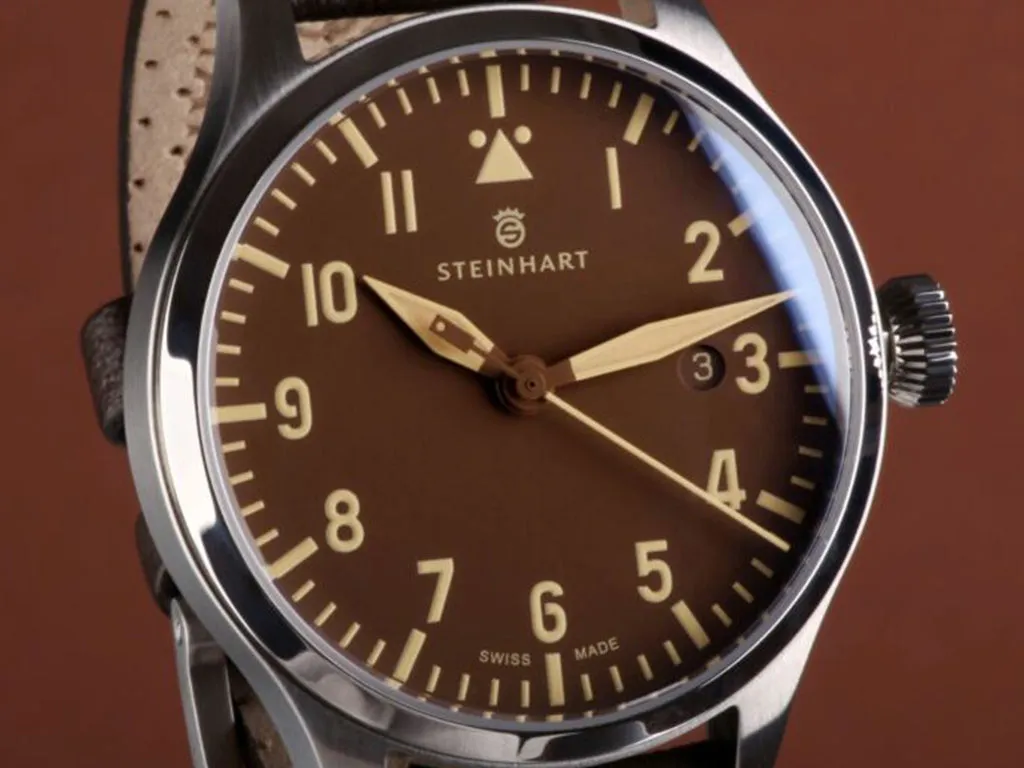 Nav B-Uhr 42 A-Muster Vintage Brown