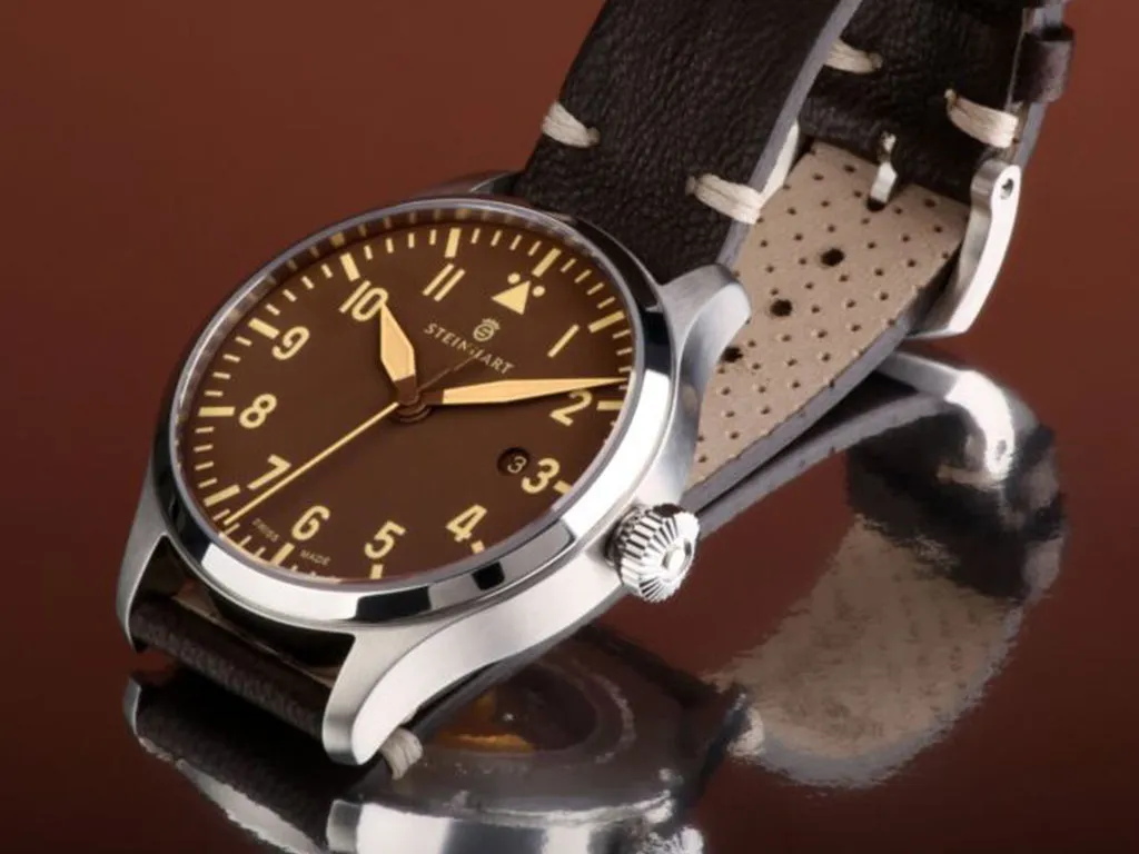 Nav B-Uhr 42 A-Muster Vintage Brown