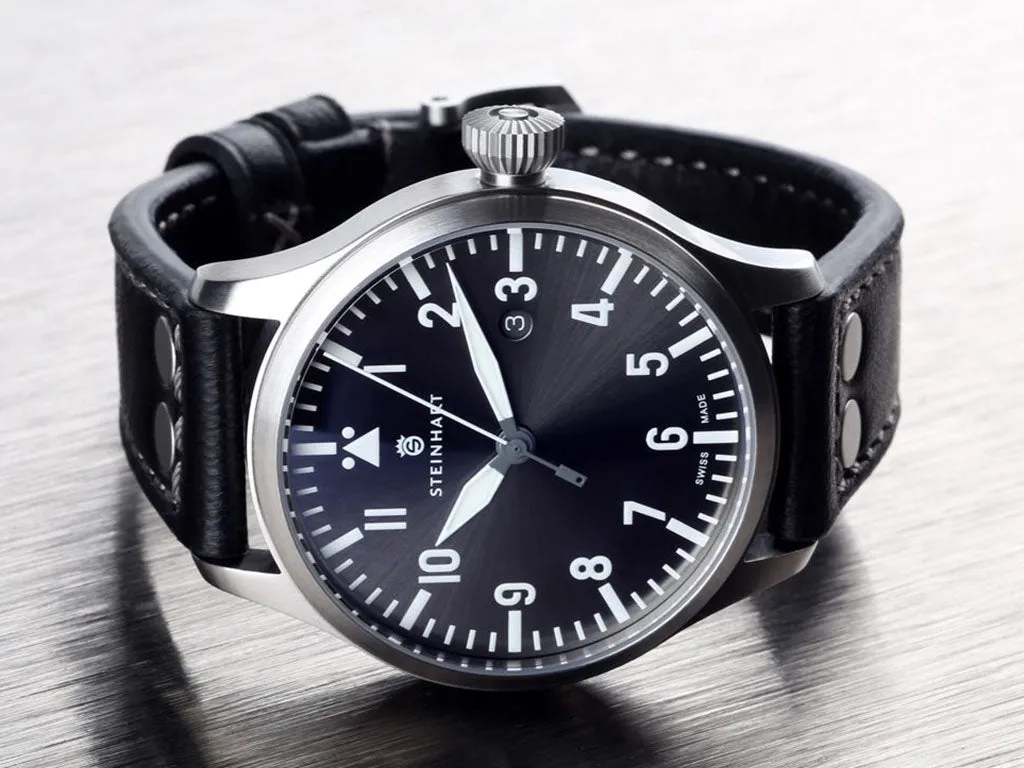 Nav B-Uhr 44 Date Grey
