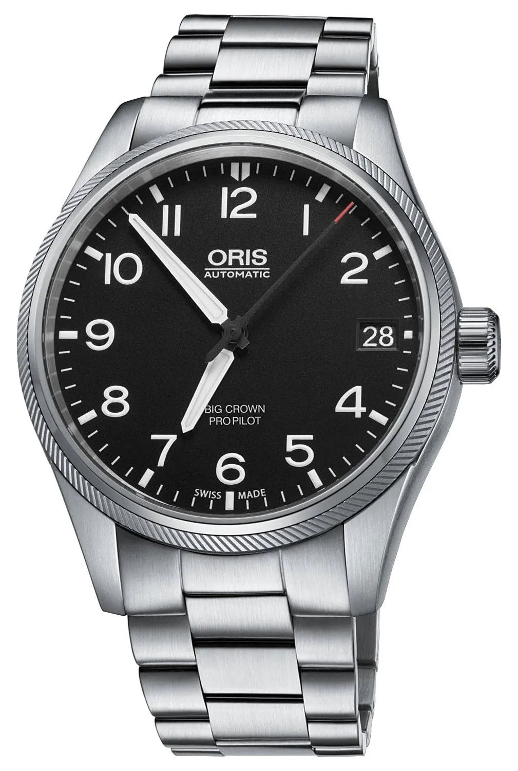 Oris Big Crown ProPilot Automatic Stainless Steel Black Dial Date Mens Watch 751 7697 4164-07 8 20 19