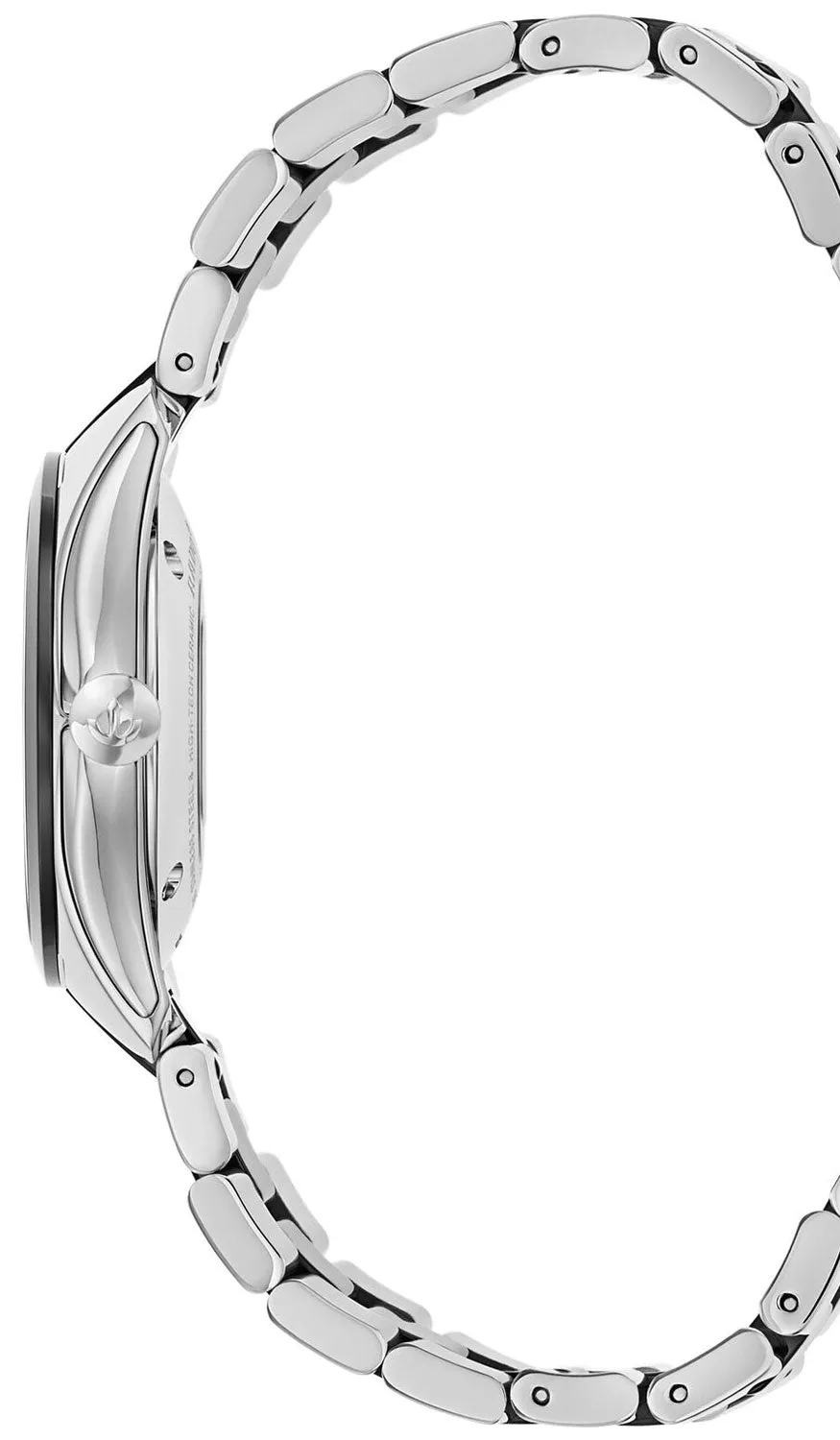 Rado HyperChrome Automatic Stainless Steel and Black Ceramic Womens Watch Black Dial Date R32049152
