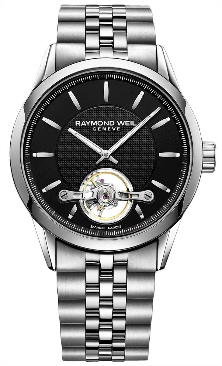 Raymond Weil Freelancer Automatic Stainless Steel Black Dial Mens Watch 2780-ST-20001