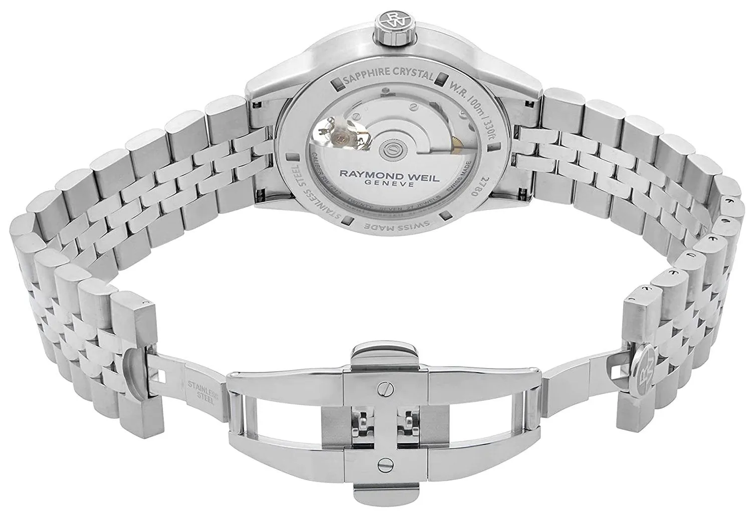 Raymond Weil Freelancer Automatic Stainless Steel Black Dial Mens Watch 2780-ST-20001
