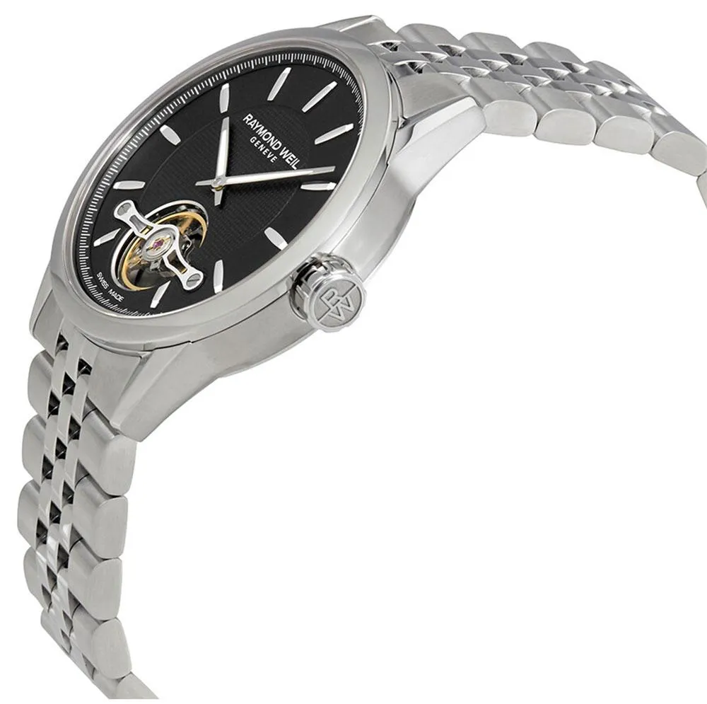 Raymond Weil Freelancer Automatic Stainless Steel Black Dial Mens Watch 2780-ST-20001
