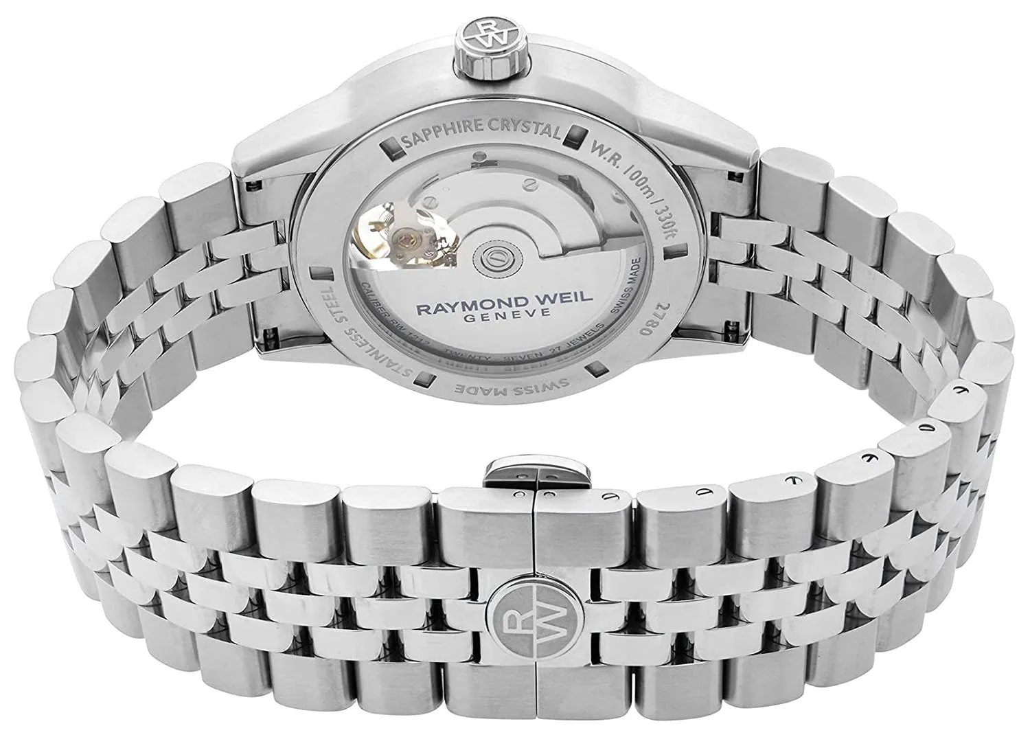 Raymond Weil Freelancer Automatic Stainless Steel Black Dial Mens Watch 2780-ST-20001