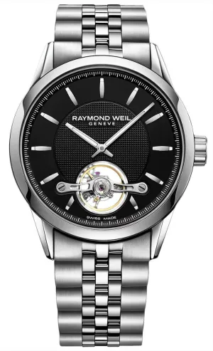 Raymond Weil Freelancer Automatic Stainless Steel Black Dial Mens Watch 2780-ST-20001