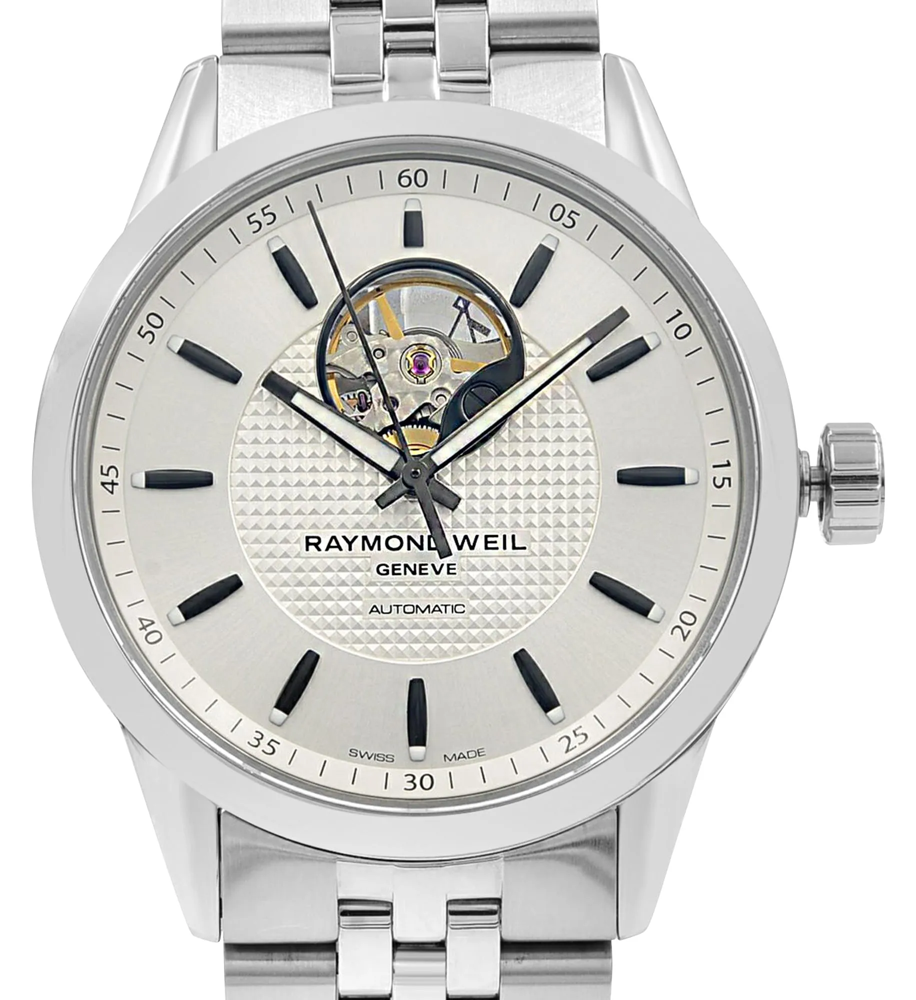Raymond Weil Freelancer Automatic Stainless Steel Silver Dial Mens Watch 2710-ST-65031