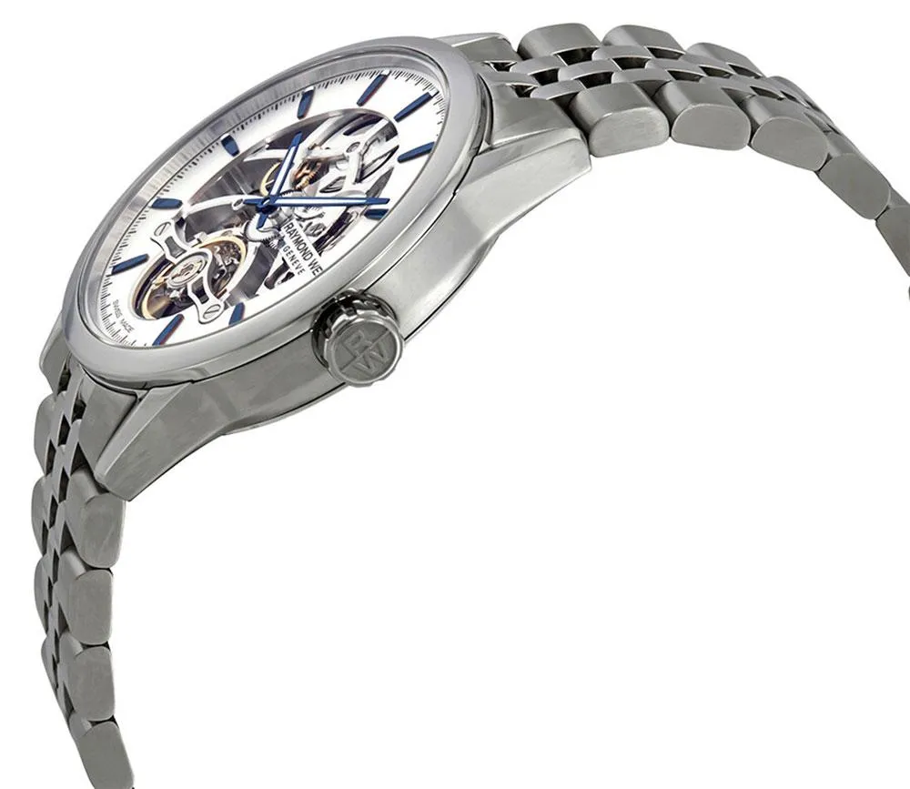 Raymond Weil Freelancer Automatic Stainless Steel Skeleton Dial Mens Watch 2785-ST-65001