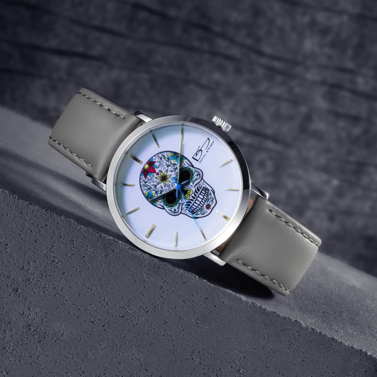 Rebel Skull Men's Steel Watch
