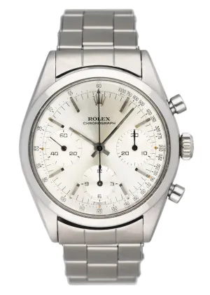 Rolex Pre Daytona 6268 Silver Dial Mens Watch
