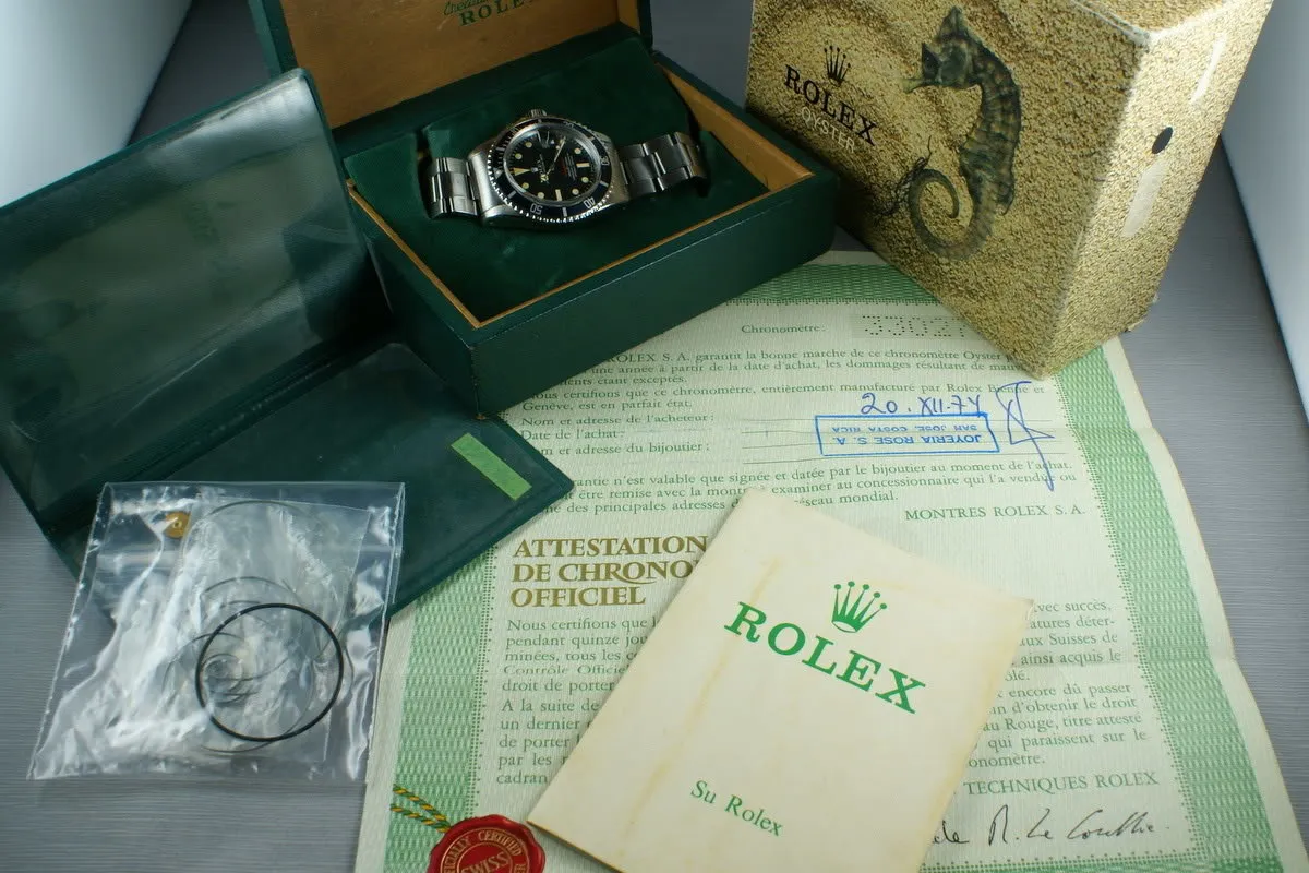 Rolex Red Submariner Ref: 1680 with Box and Papers