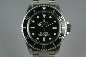 Rolex Sea Dweller 16600 with Box and Guarantee Paper