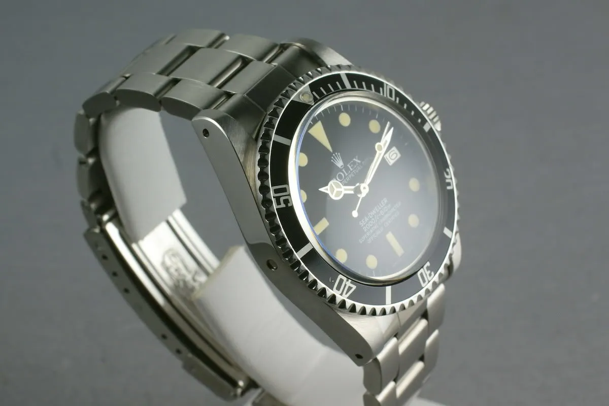 Rolex Sea Dweller 1665 Box and Papers