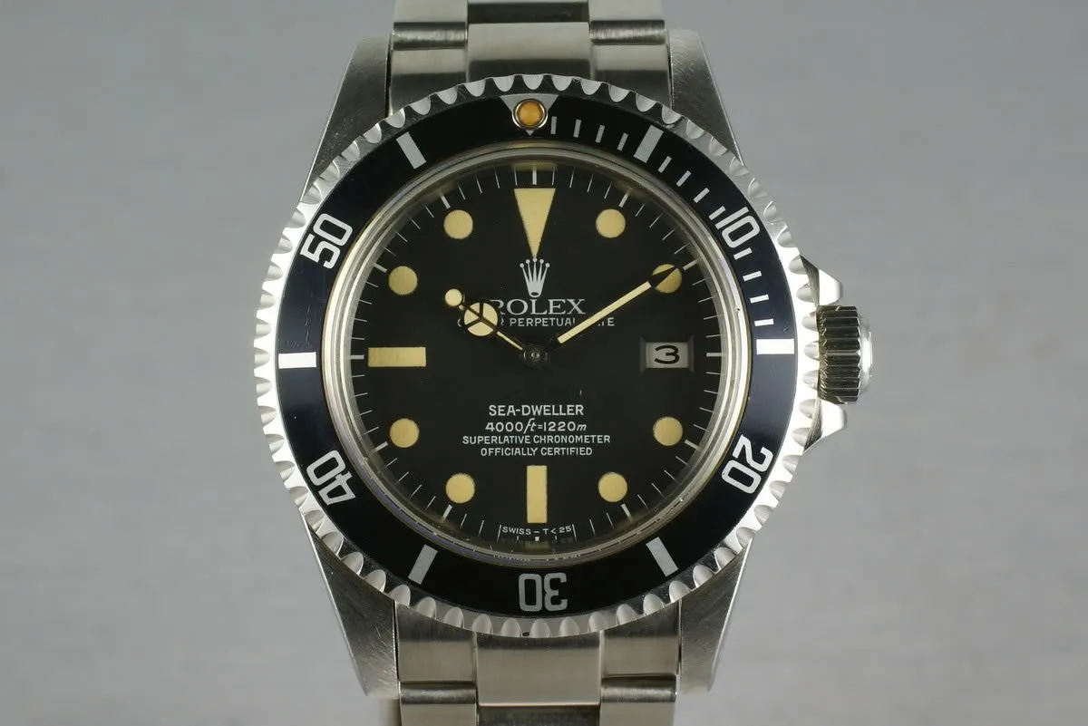 Rolex Sea Dweller 16660 Matte Dial