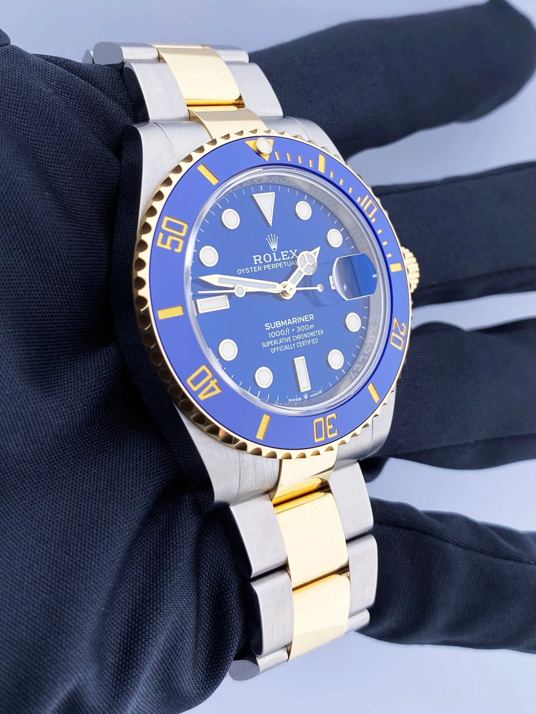 Rolex Submariner 126613LB Blue Dial Mens Watch Box Papers