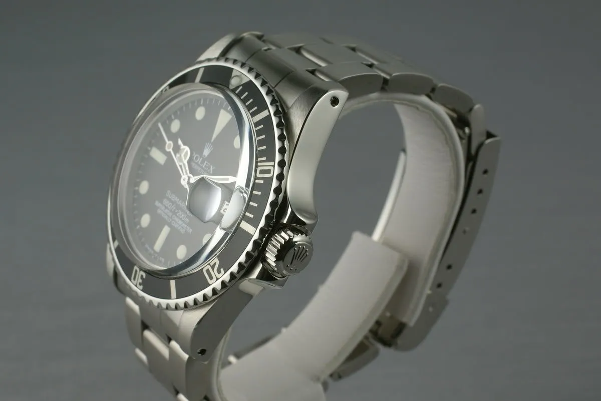 Rolex Submariner 1680 Box and Papers