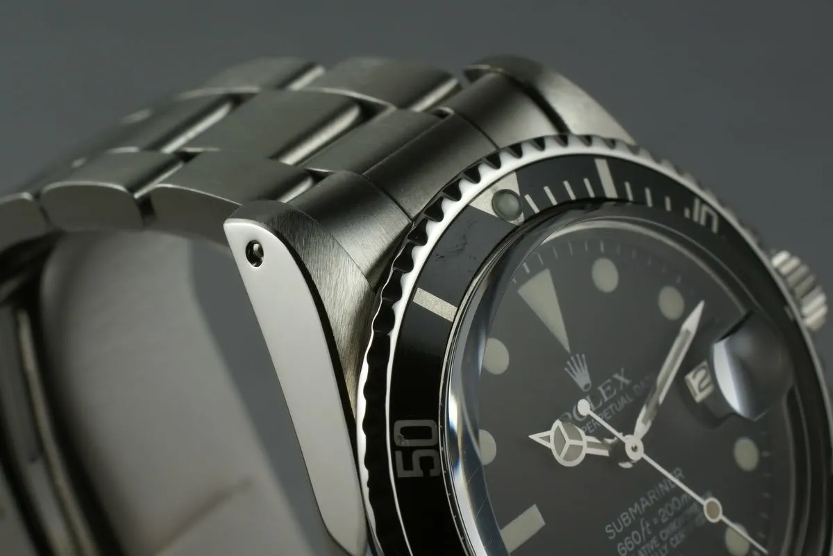 Rolex Submariner 1680 Box and Papers