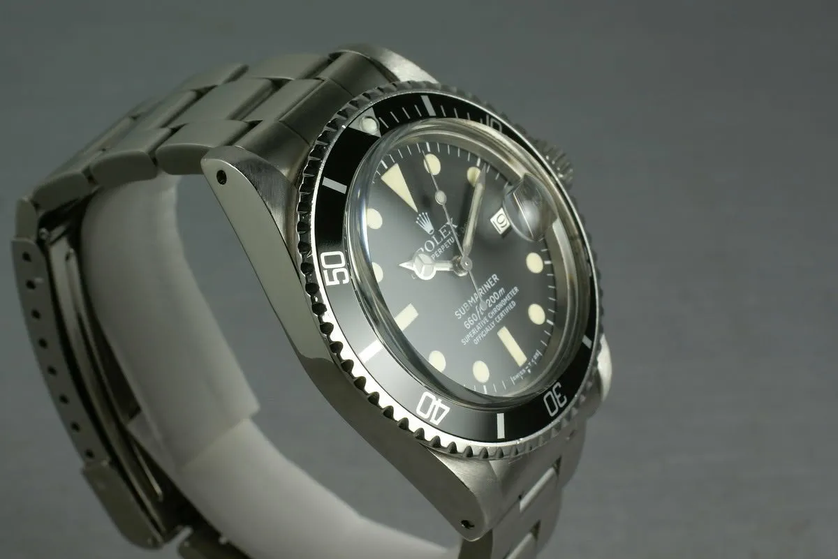 Rolex Submariner 1680 Complete box and papers set