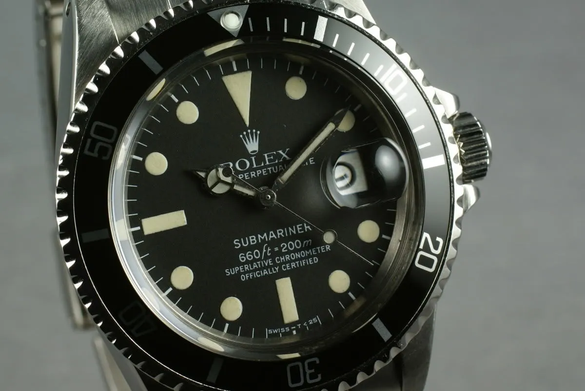 Rolex Submariner 1680 Complete box and papers set