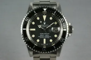 Rolex Submariner 1680 Complete box and papers set