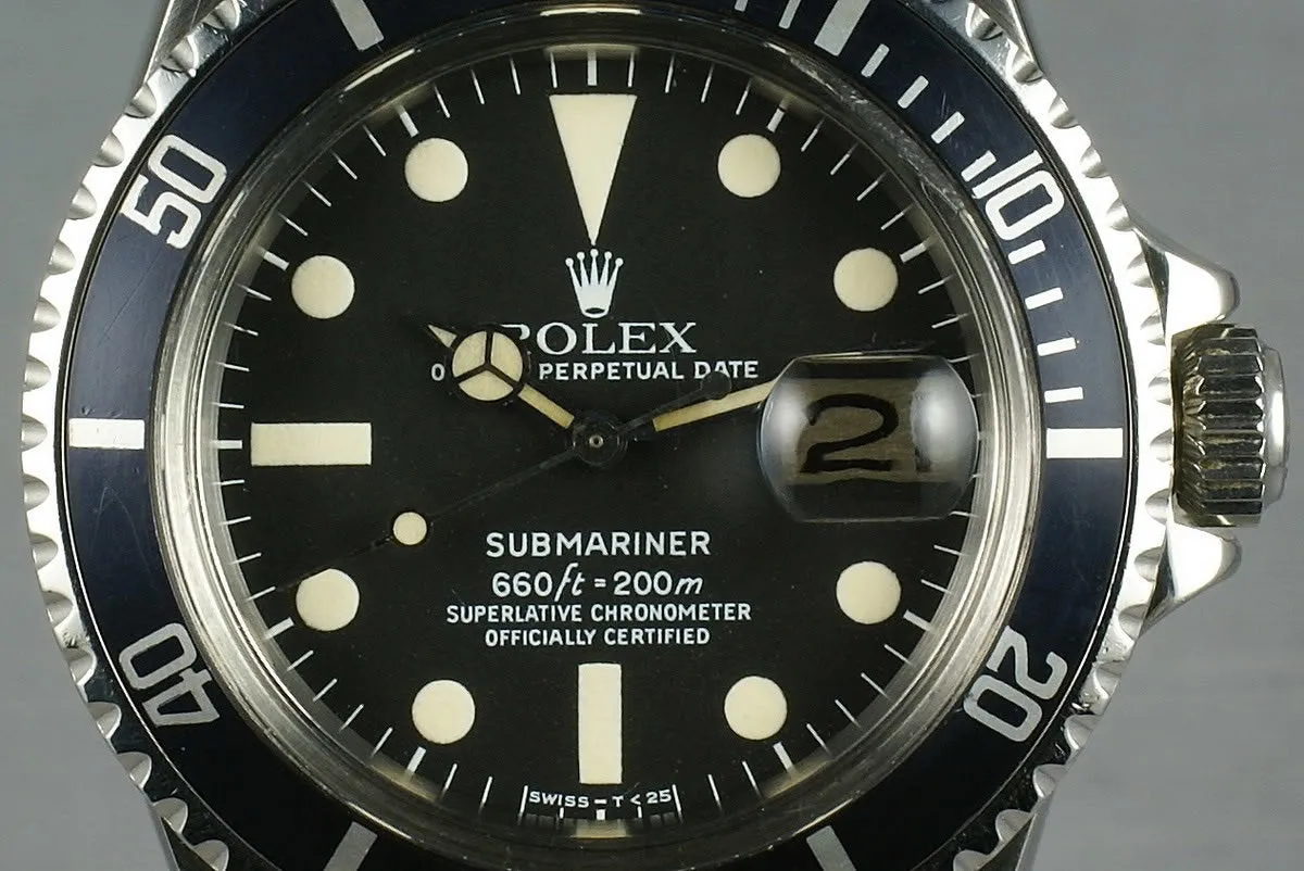 Rolex Submariner 1680 Fantastic one owner watch