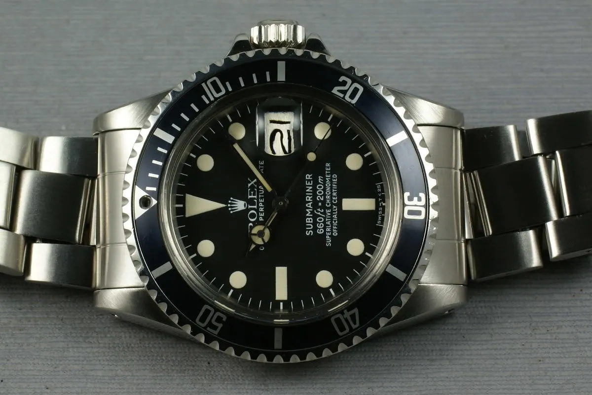 Rolex Submariner 1680 Fantastic one owner watch