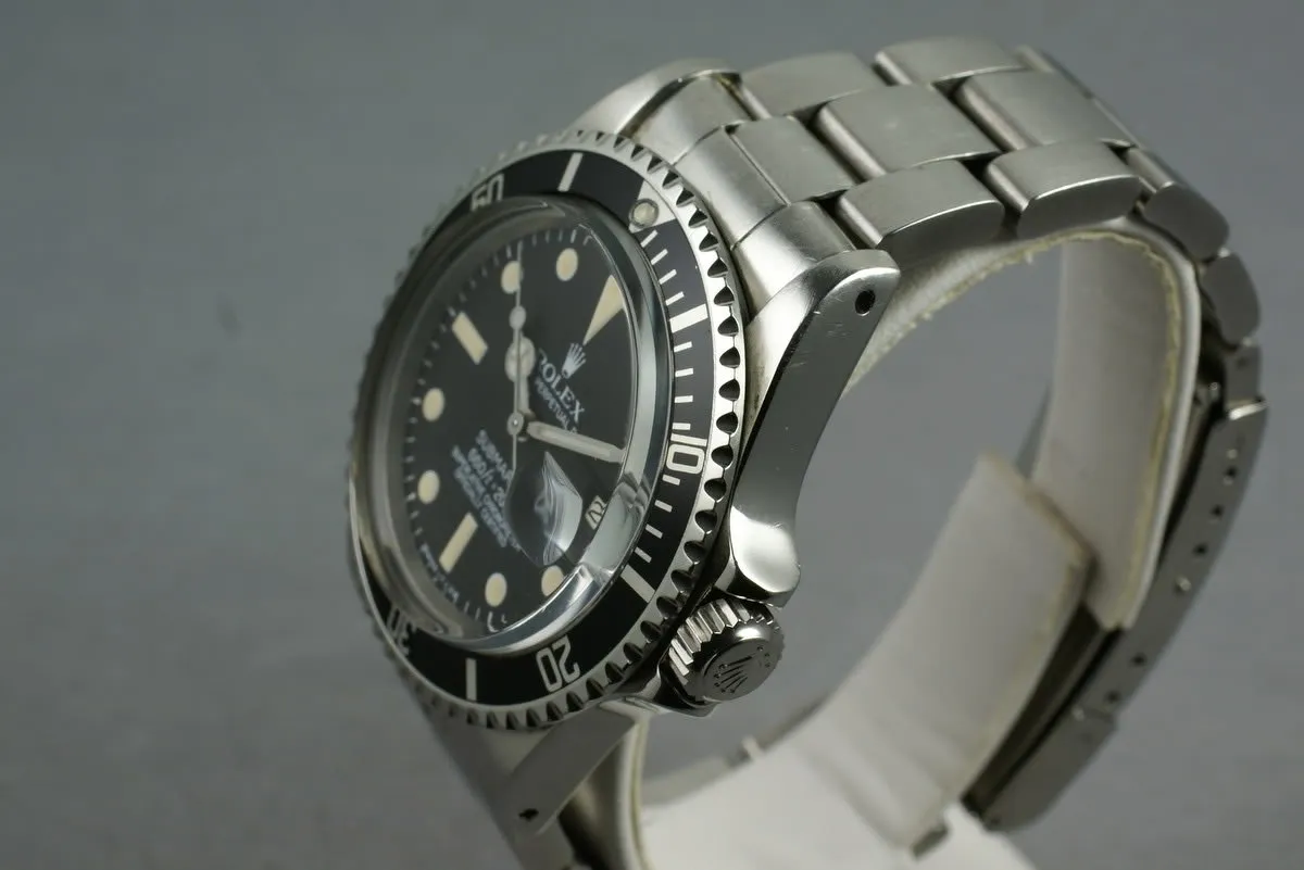 Rolex Submariner 1680 with service papers and box