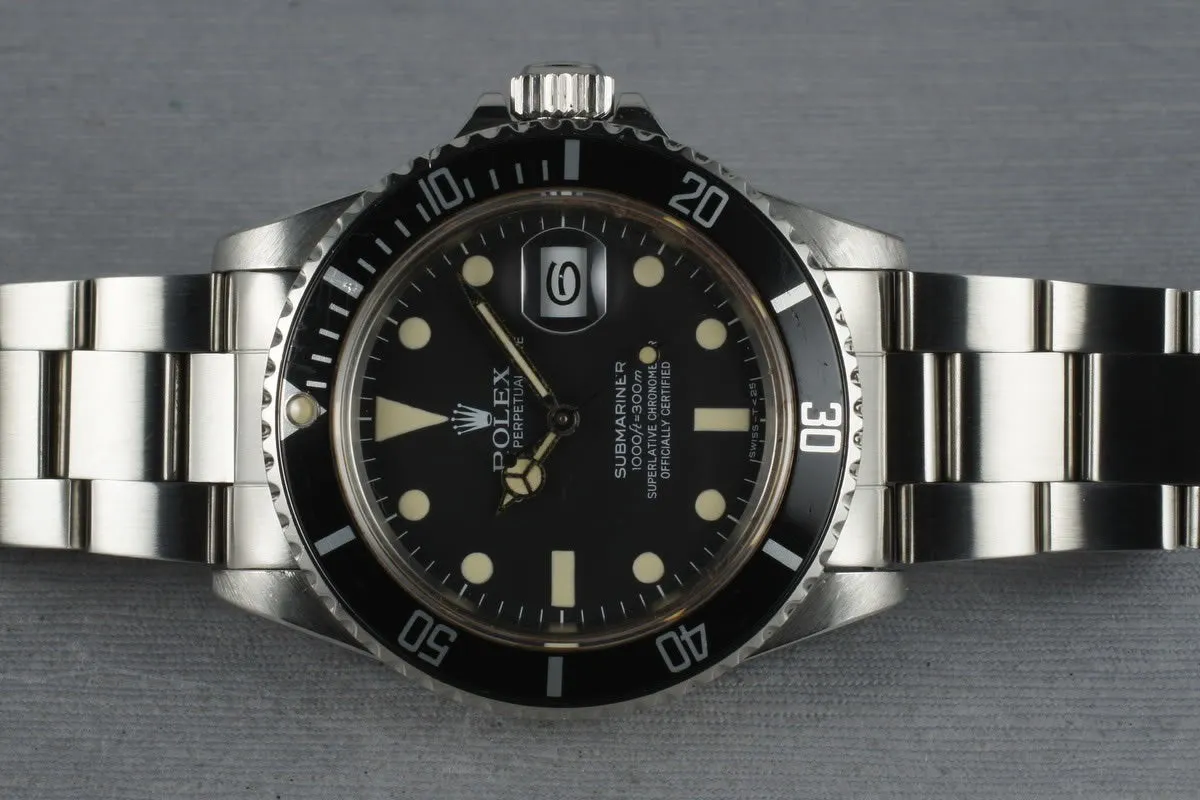 Rolex Submariner 16800 Matte Dial