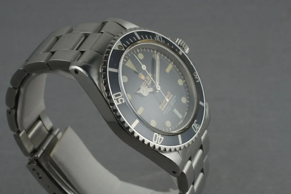 Rolex Submariner 5512 with Non Chapter Ring Gilt Dial
