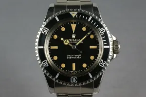Rolex Submariner 5513 GILT Dial
