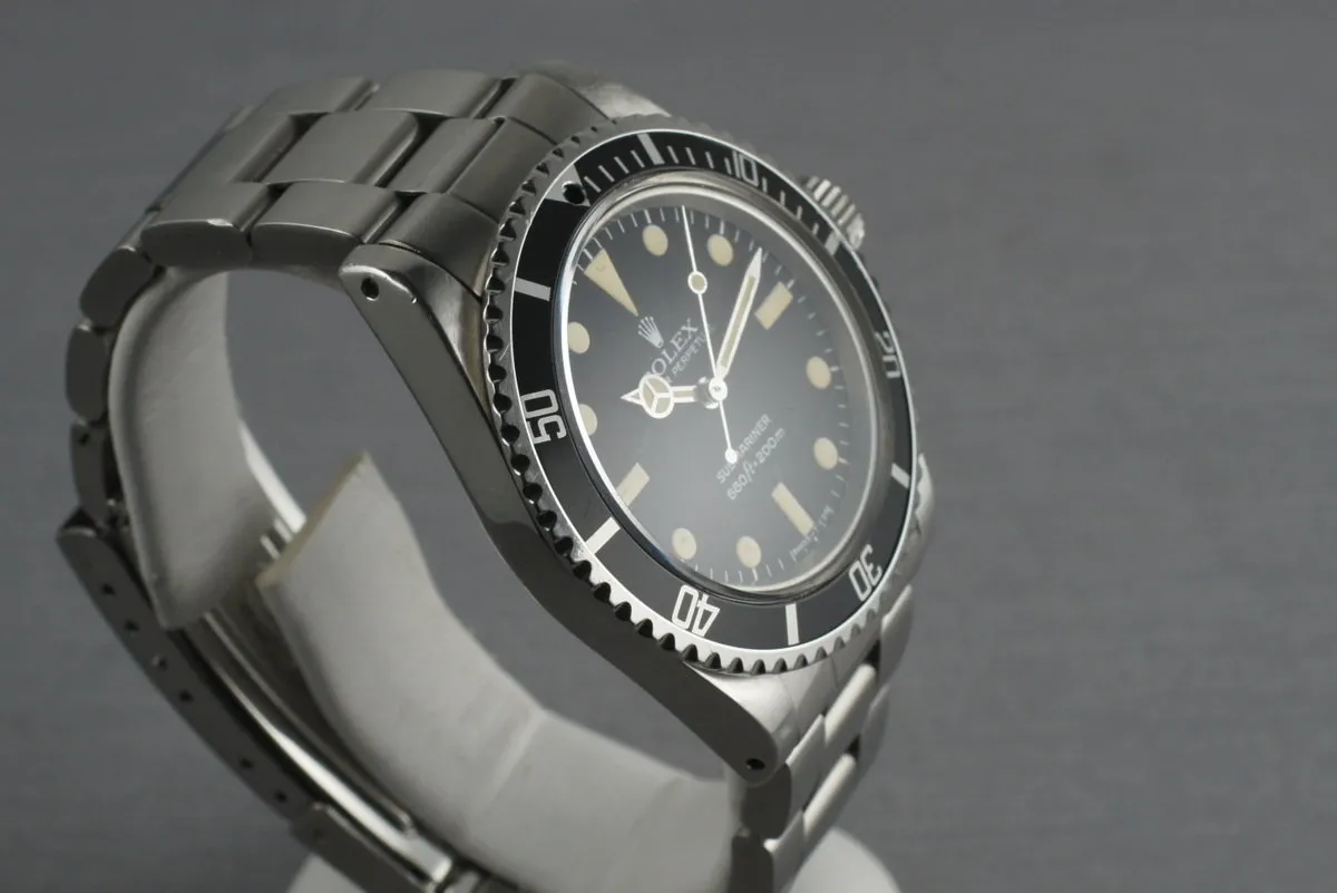 Rolex Submariner 5513 Maxi with box and papers