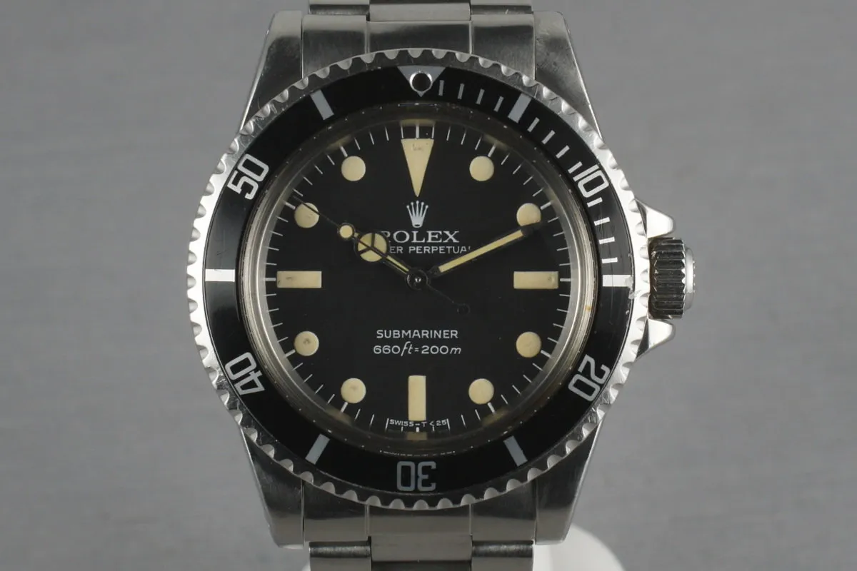 Rolex Submariner 5513 Maxi with box and papers