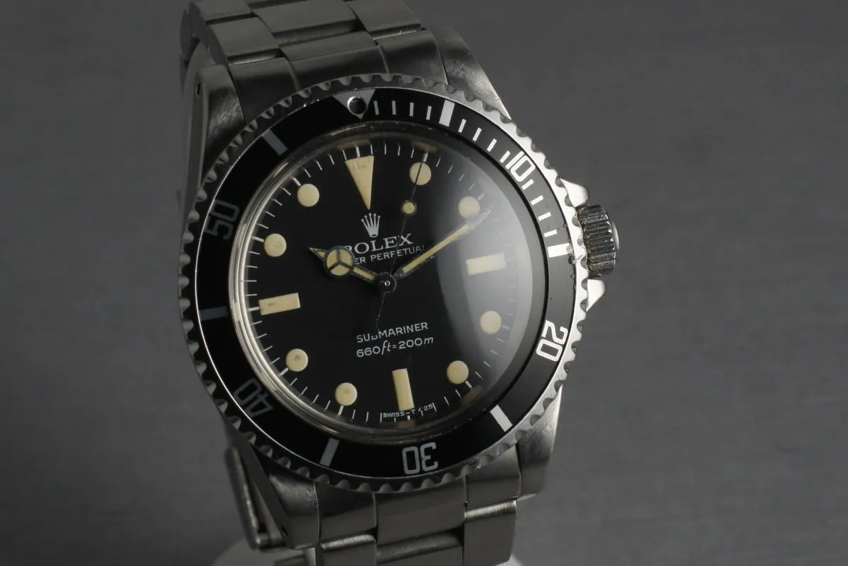 Rolex Submariner 5513 Maxi with box and papers