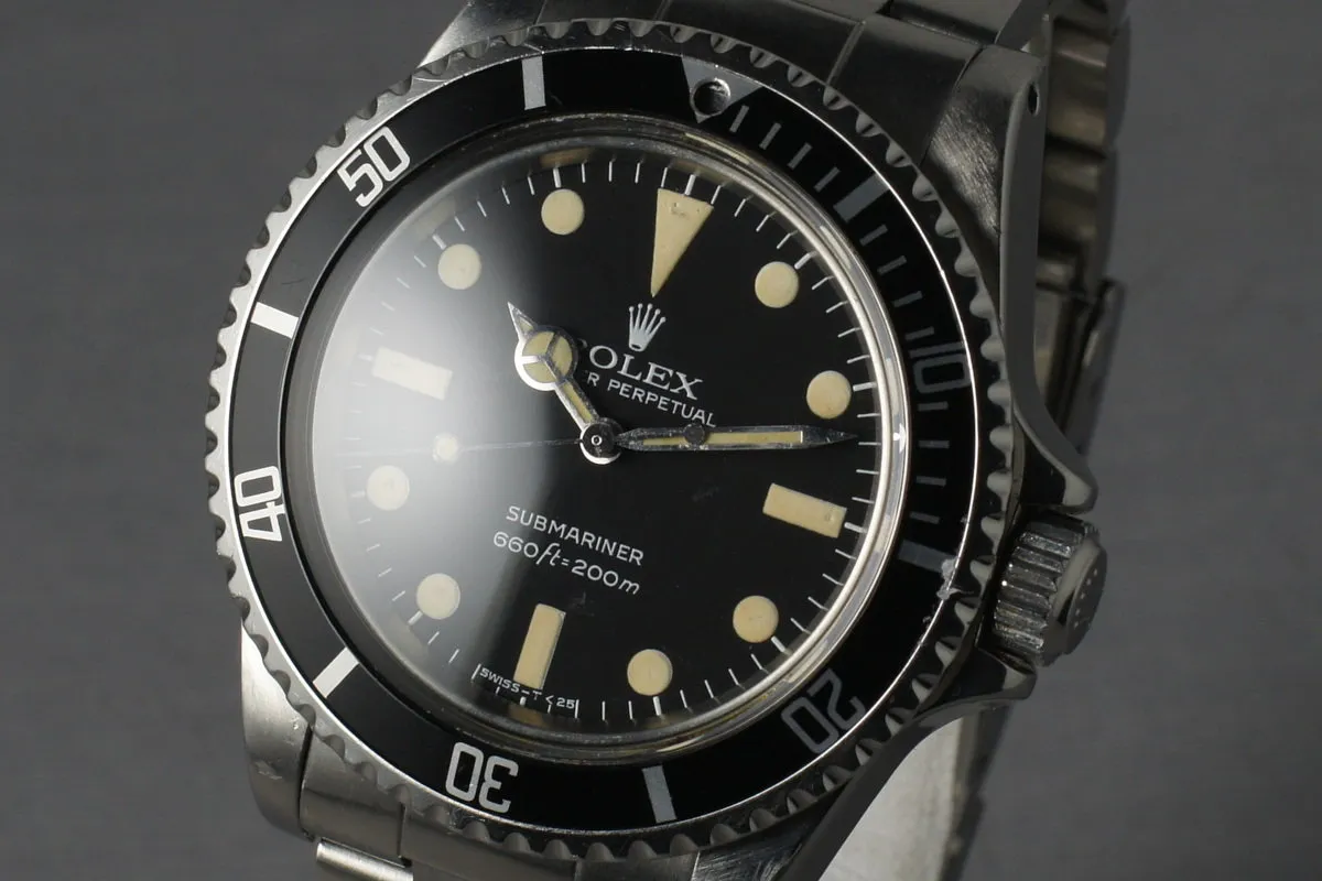 Rolex Submariner 5513 Maxi with box and papers