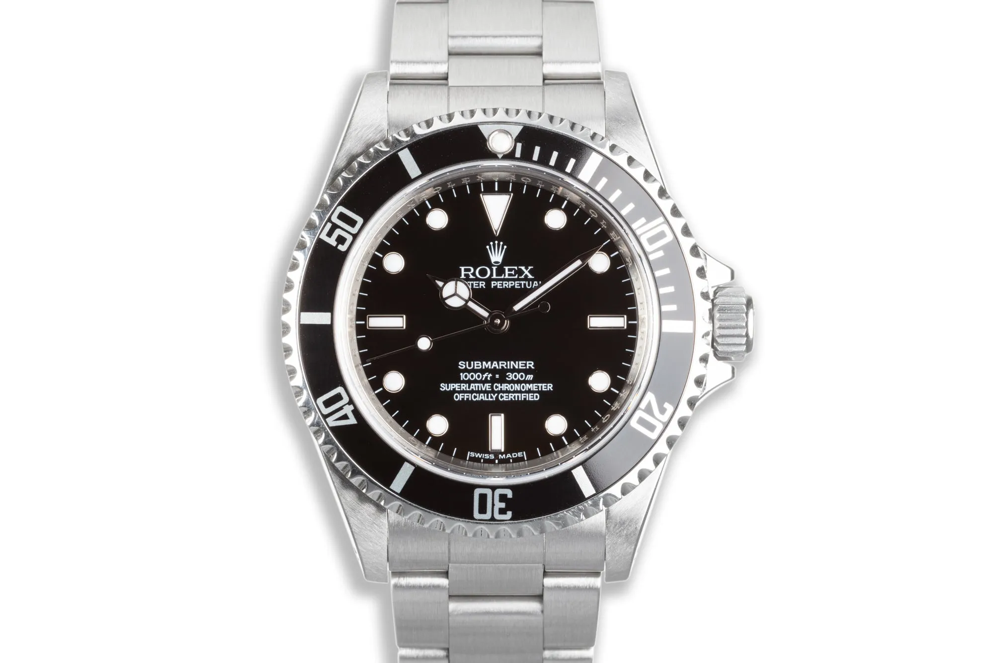 Rolex Submariner Bezel Engraved Serial 14060M 4 Liner