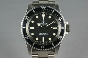 Rolex Submariner Dial 5513 Maxi dial with box and papers