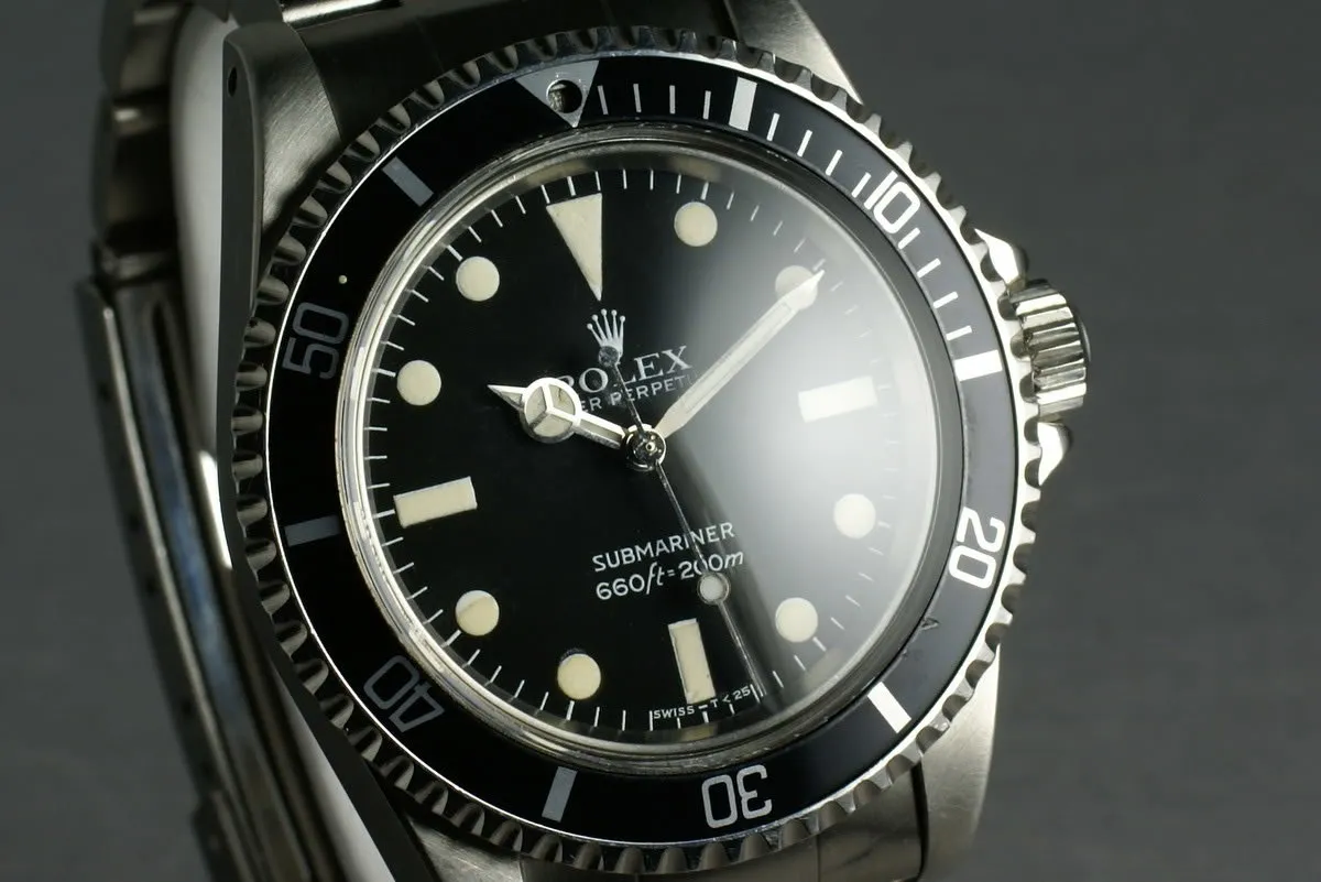 Rolex Submariner Dial 5513 Maxi dial with box and papers