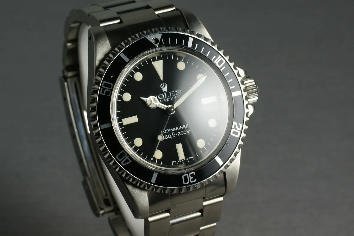 Rolex Submariner Dial 5513 Maxi dial with box and papers