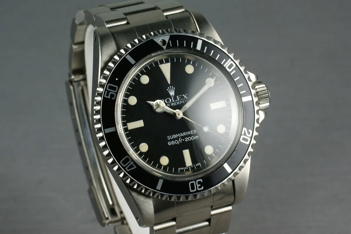 Rolex Submariner Dial 5513 Maxi dial with box and papers