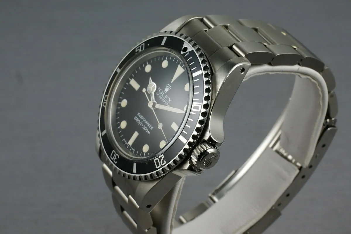 Rolex Submariner Dial 5513 Maxi dial with box and papers