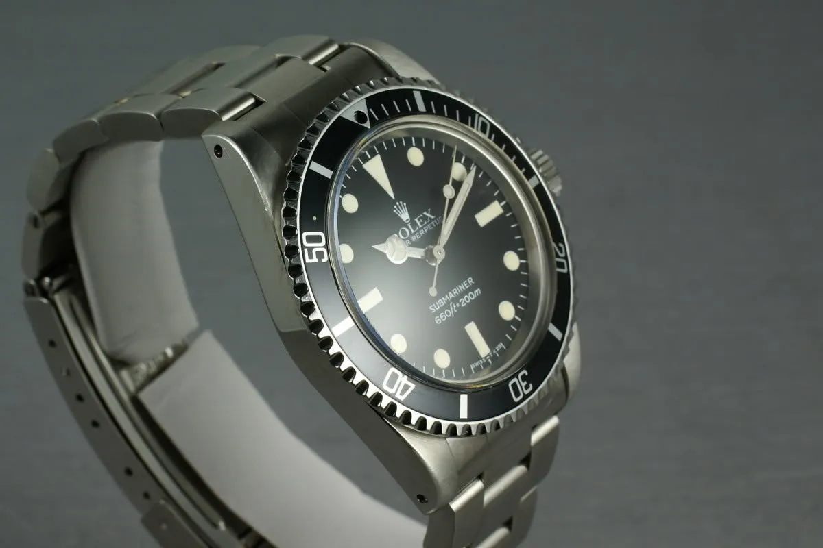 Rolex Submariner Dial 5513 Maxi dial with box and papers
