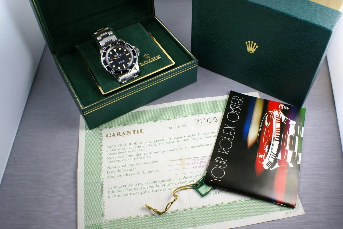 Rolex Submariner Dial 5513 with box and papers