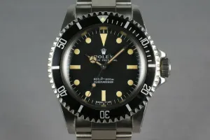 Rolex Submariner Dial 5513 with box and papers